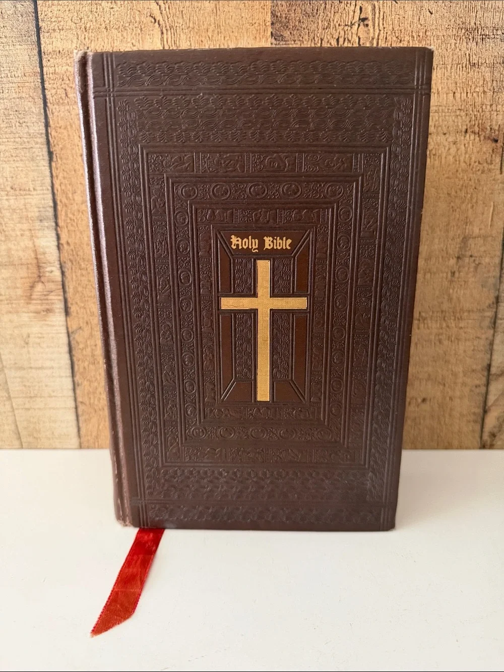 1953 Catholic Family Edition Holy Bible – John J. Crawley – Illuminated Art